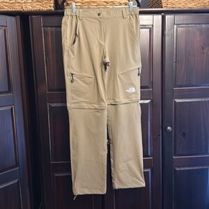 Convertible The North Face Khaki Outdoor Pants